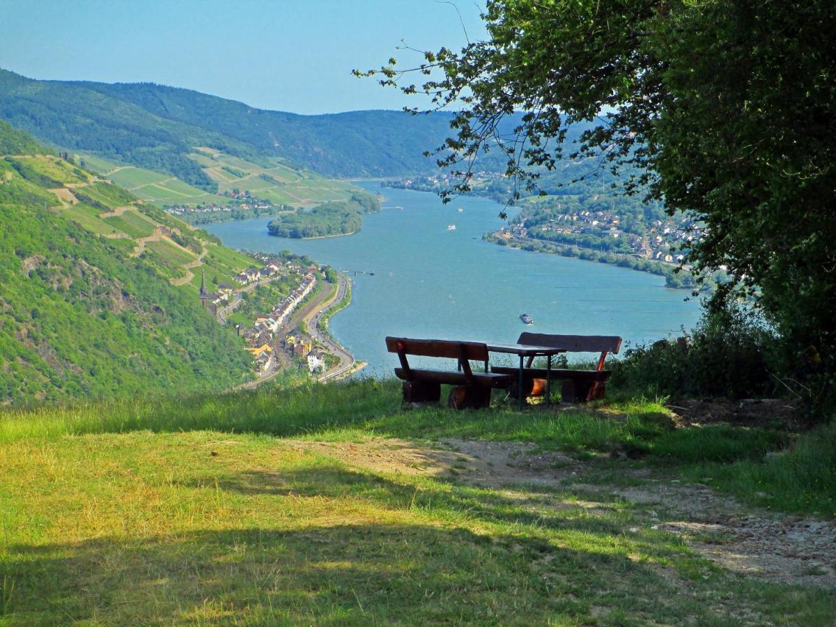 Roosartige Ferien - Ferienwohnung Am Weiherturm Bacharach Eksteriør billede